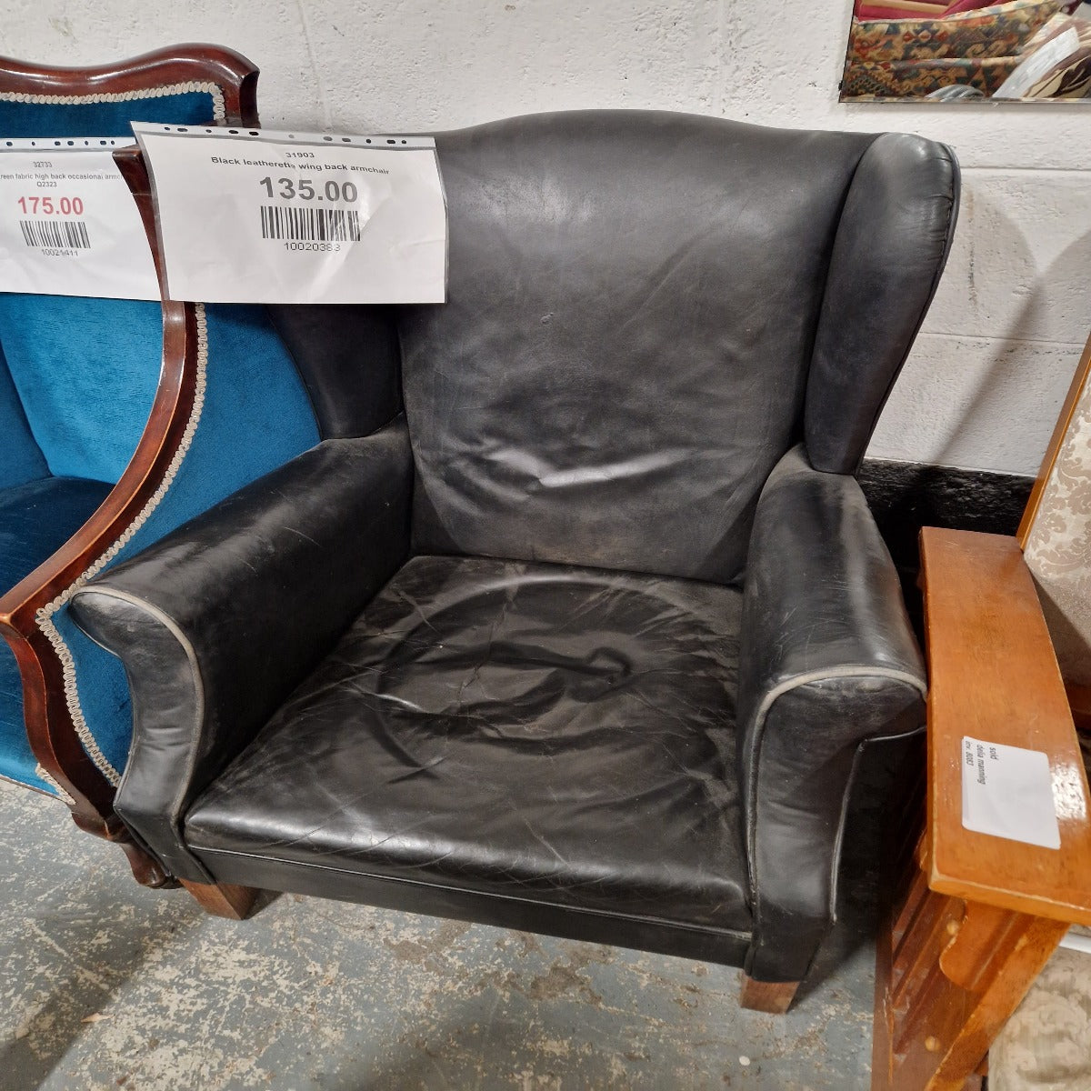 High back armchair online sale