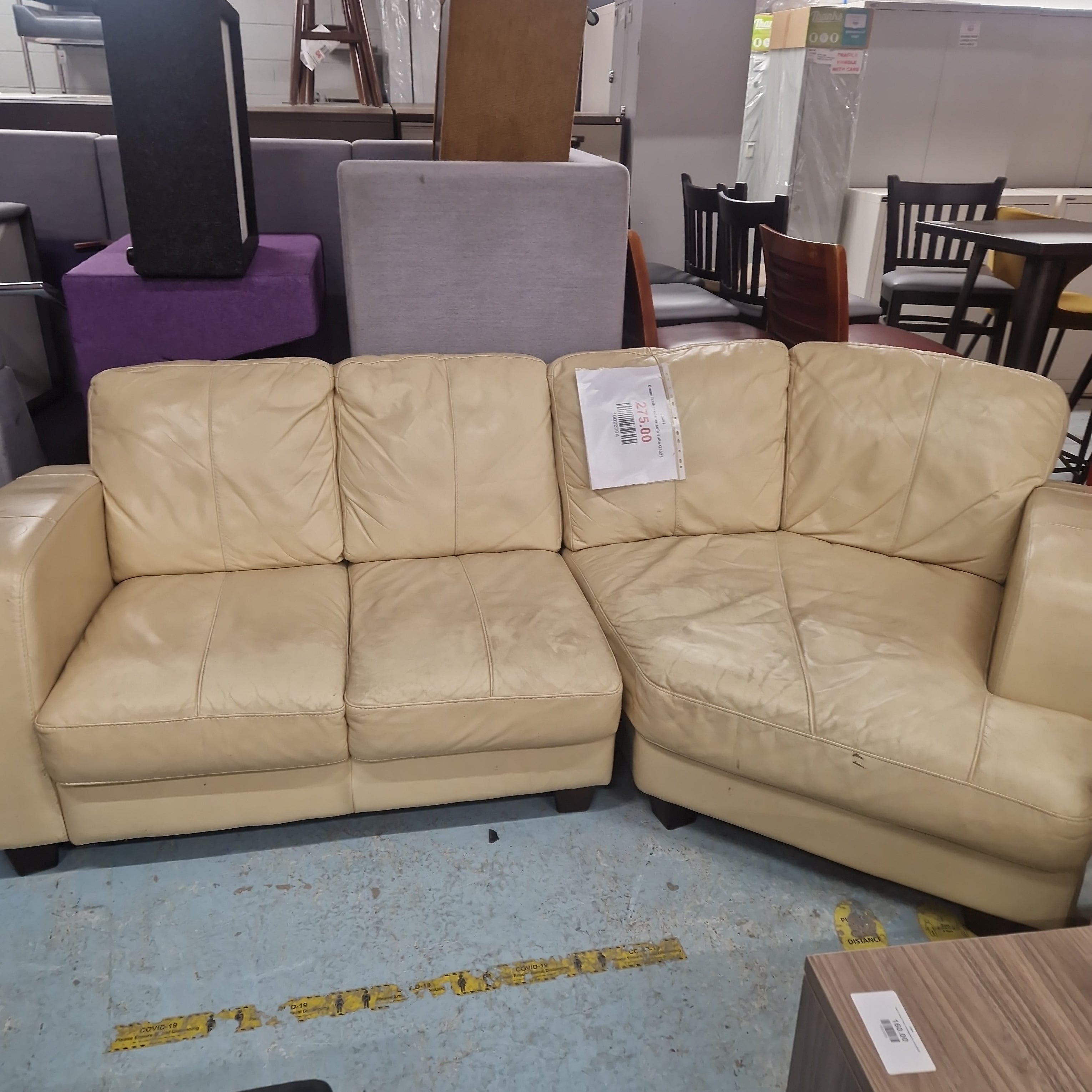 Buy leather outlet lounge suite