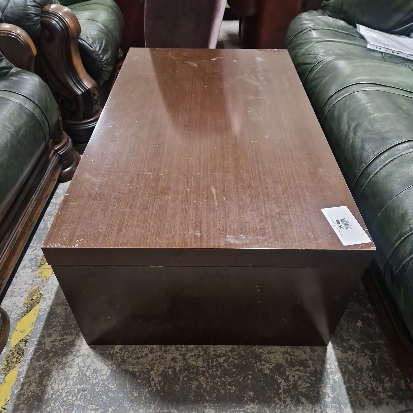 Small rectangular low coffee table