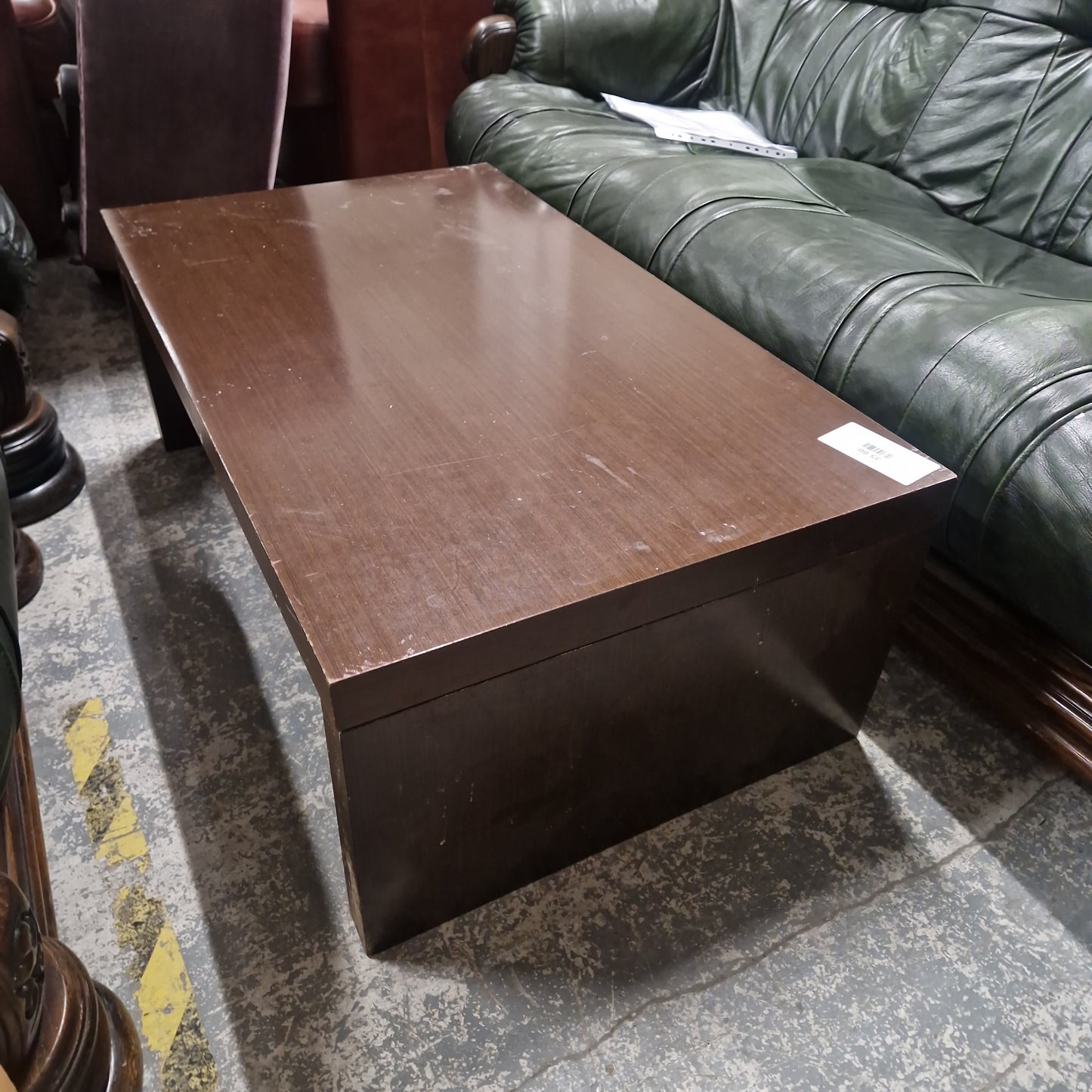 Small rectangular low coffee table