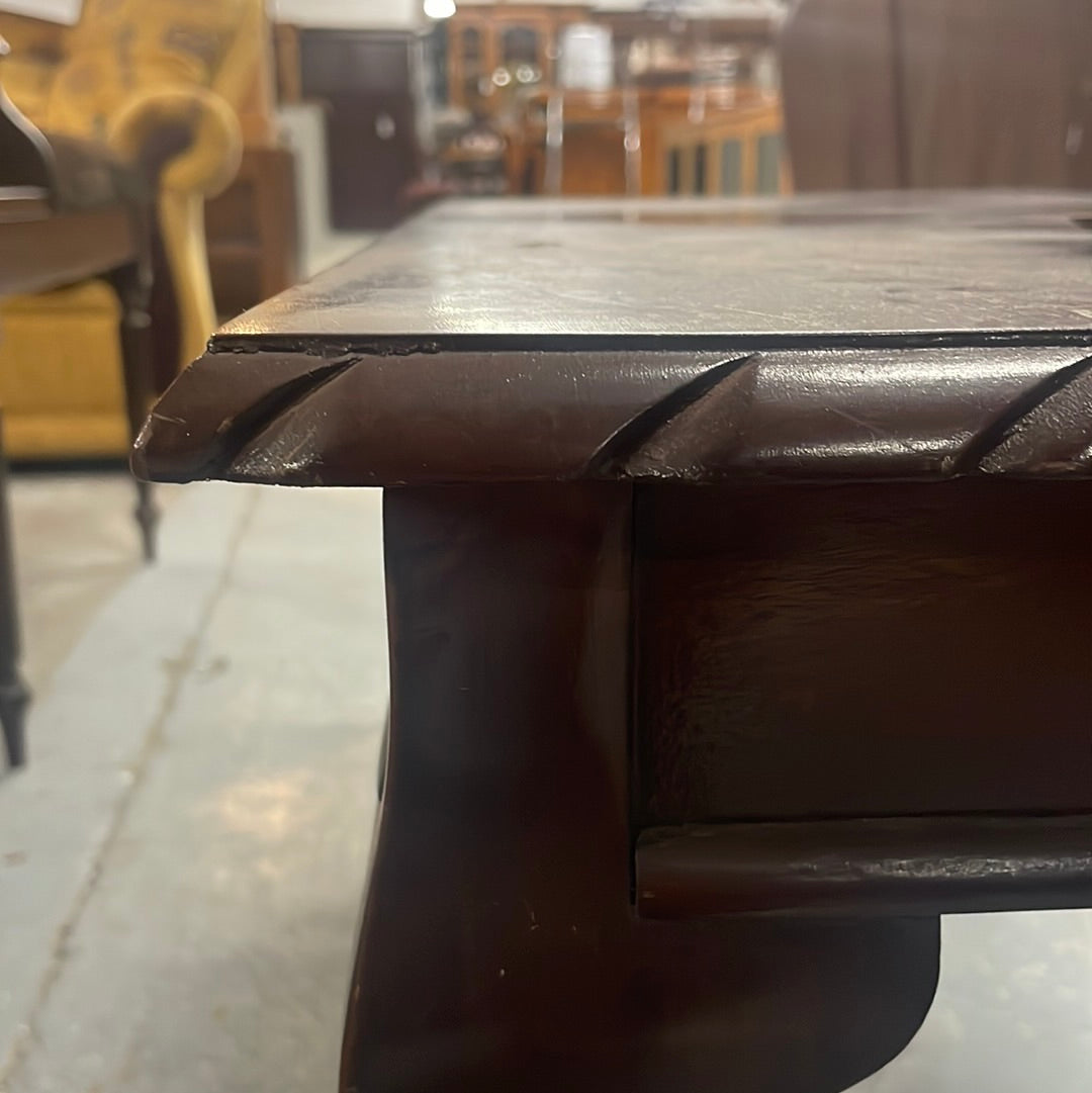 Mahogany rectangular coffee table