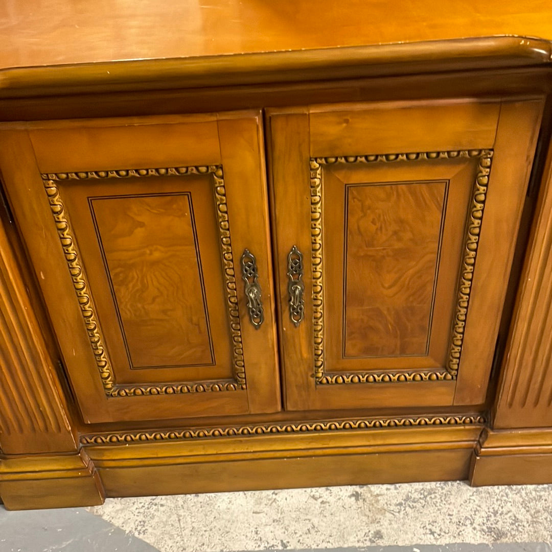 Solid wood low ornate sideboard 2224