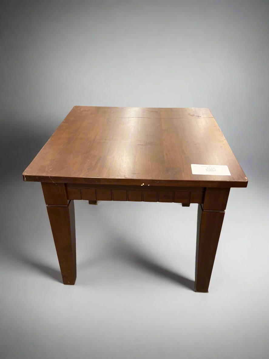 Small square mahogany lamp table  2125