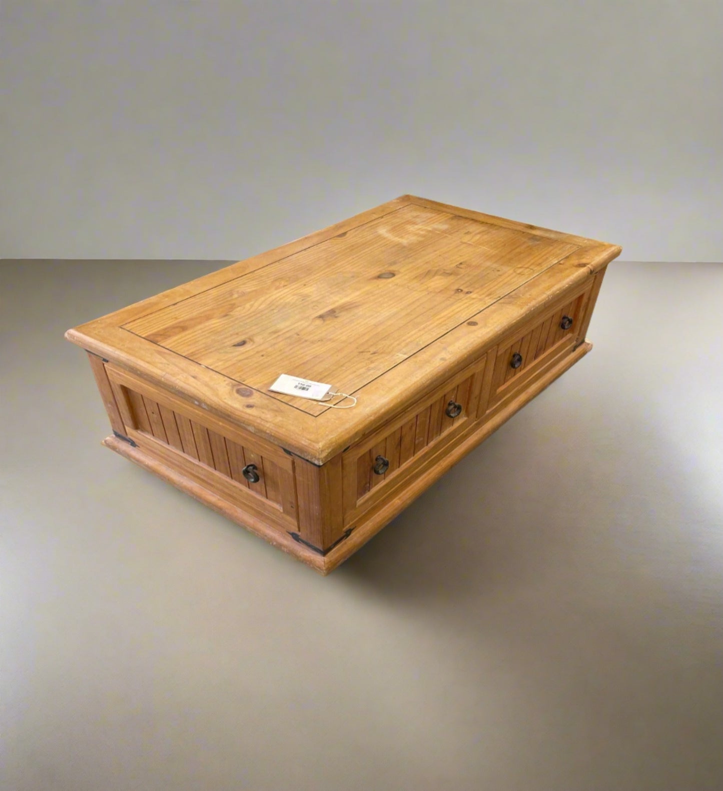 Solid pine 6 drawer large coffee table 2324