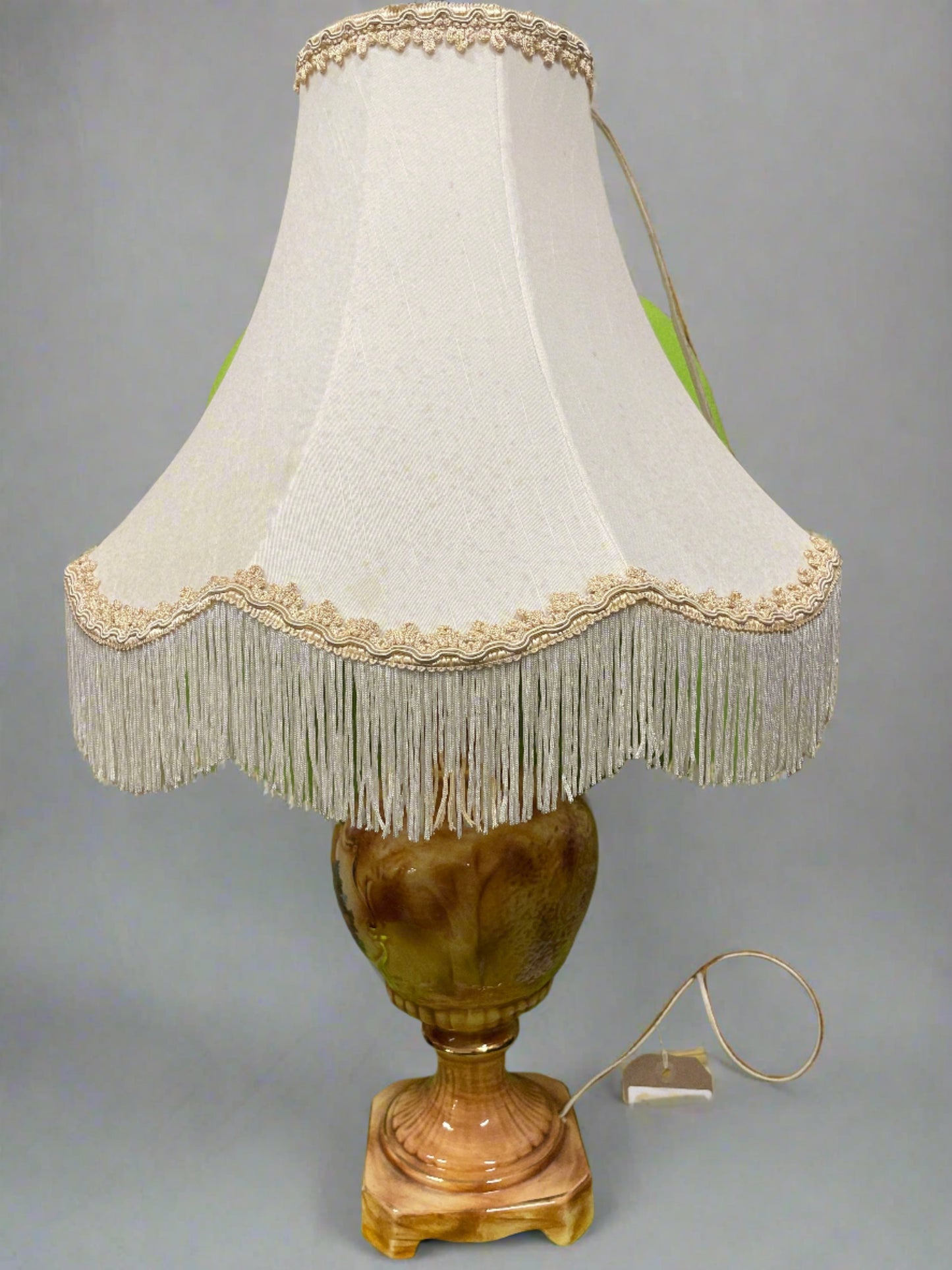 Ornate lamp with shade  2324