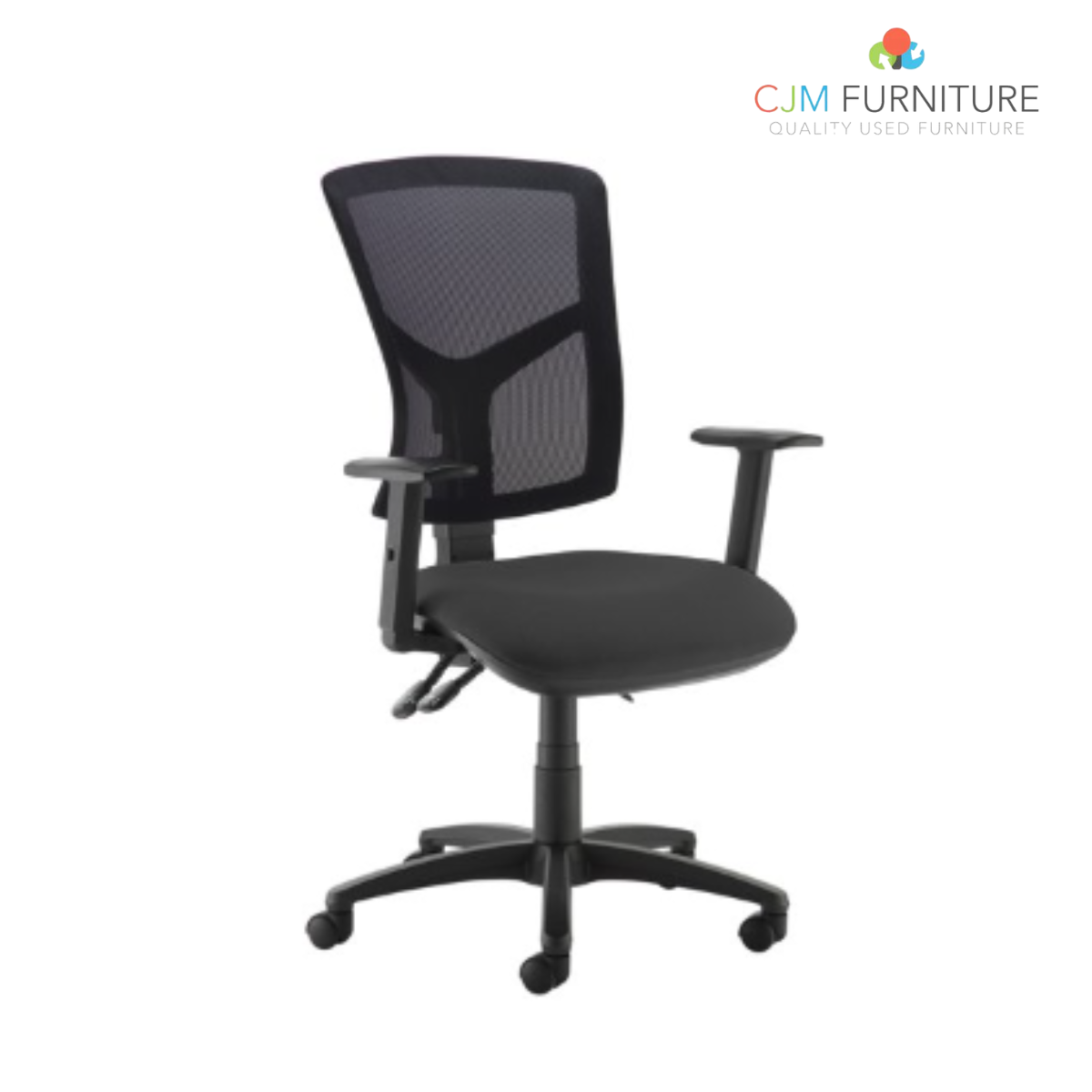 Senza mesh 3 lever swivel chair with HA Back and arms   12/04/21