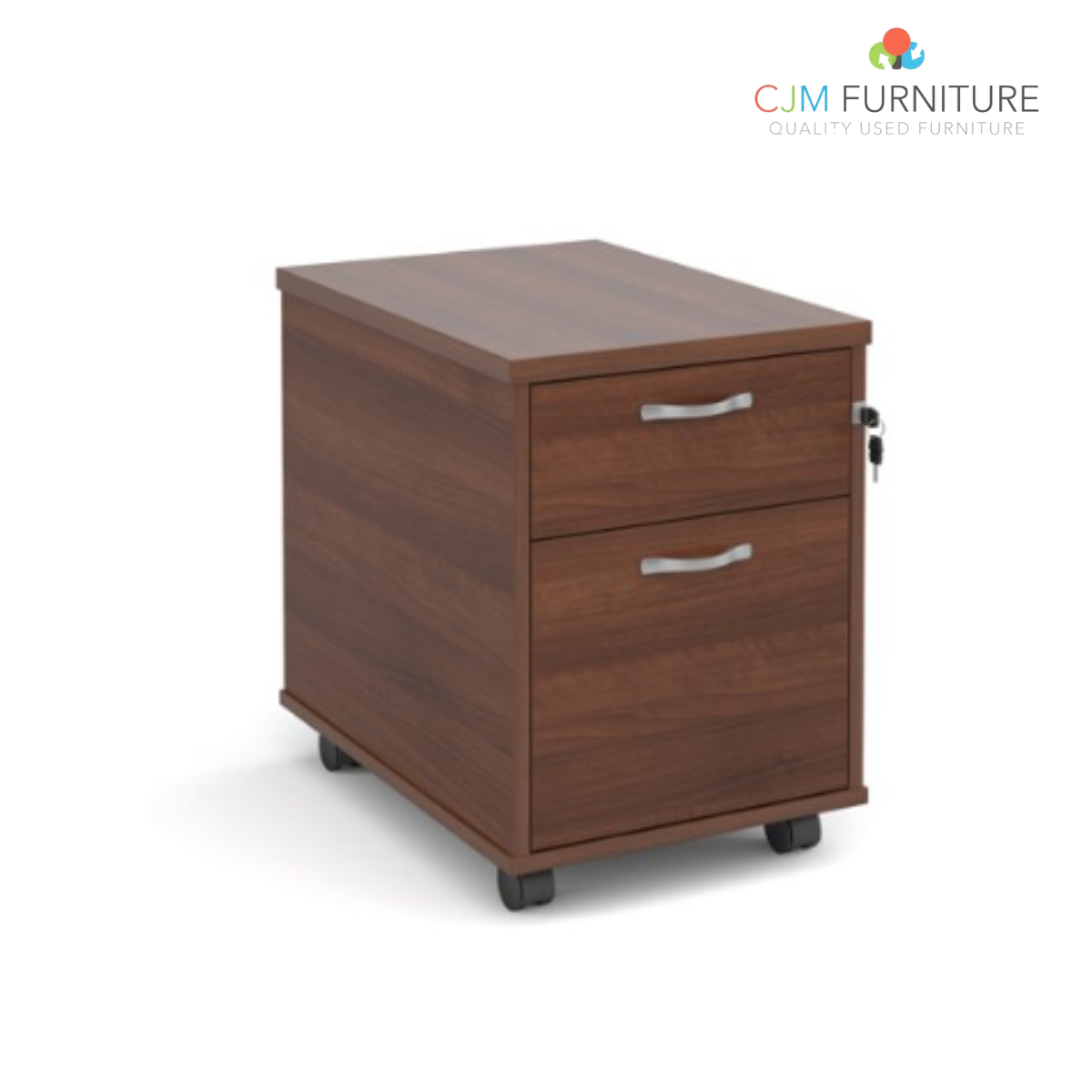 2 or 3 drawer wooden mobile pedestal