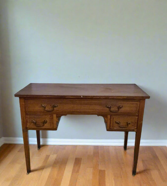 Wooden sideboard 1+2 drawer ornate handles 3124