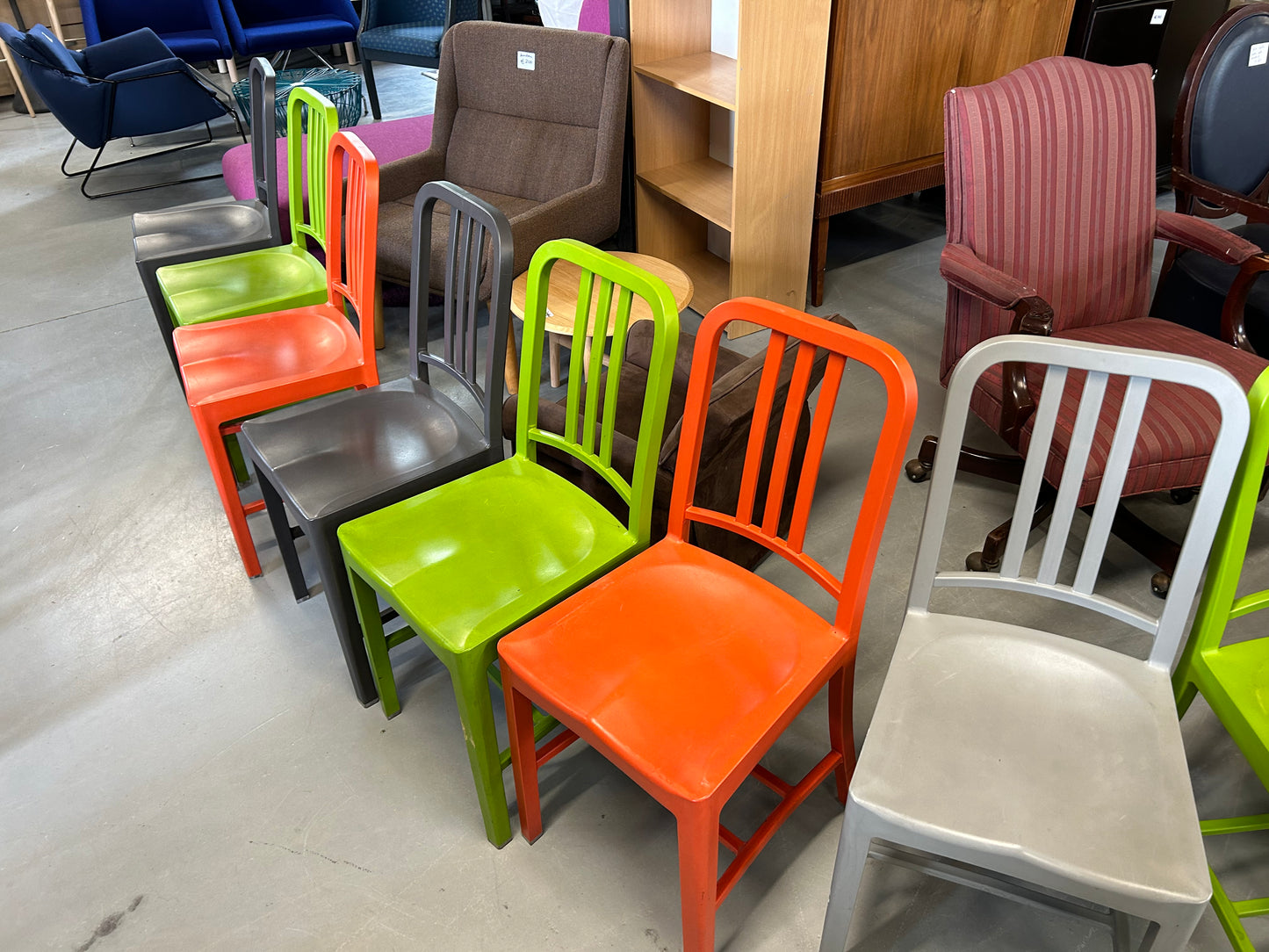 Polyprop EMECO stacking chair in various colours