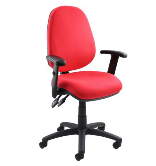 Vantage 100 2 lever PCB operators chair with height adjustable arms