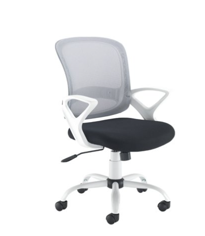 NEW Tyler mesh back operator chair with white frame