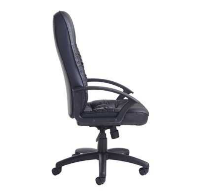 NEW King Man Leather Chair - Black