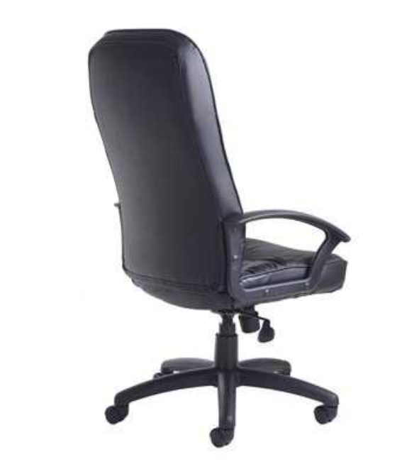 NEW King Man Leather Chair - Black