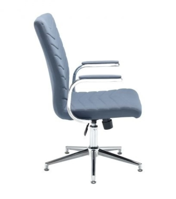 Martinez Stylish chair in Grey fabric