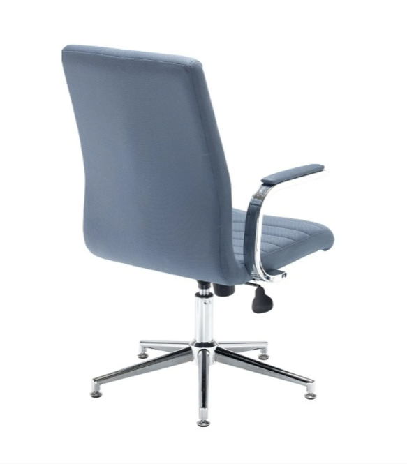 Martinez Stylish chair in Grey fabric