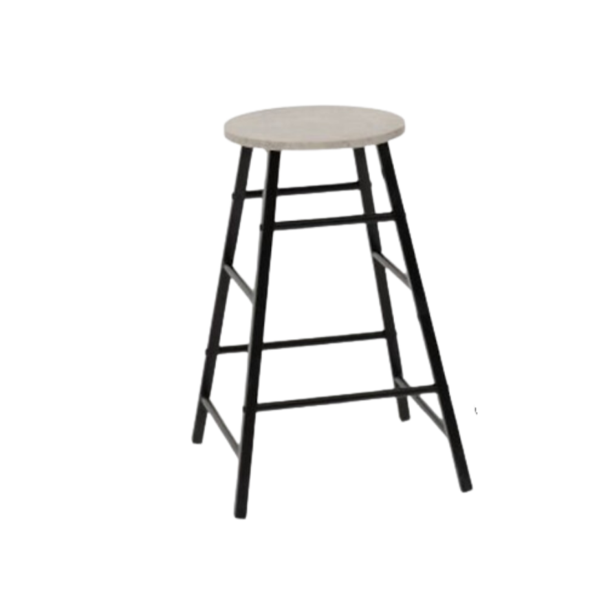 NEW Athens Bar Stool - Concrete Effect EUR 49.00 Flatpacked