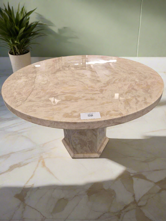 Granite circular table with column base  4224