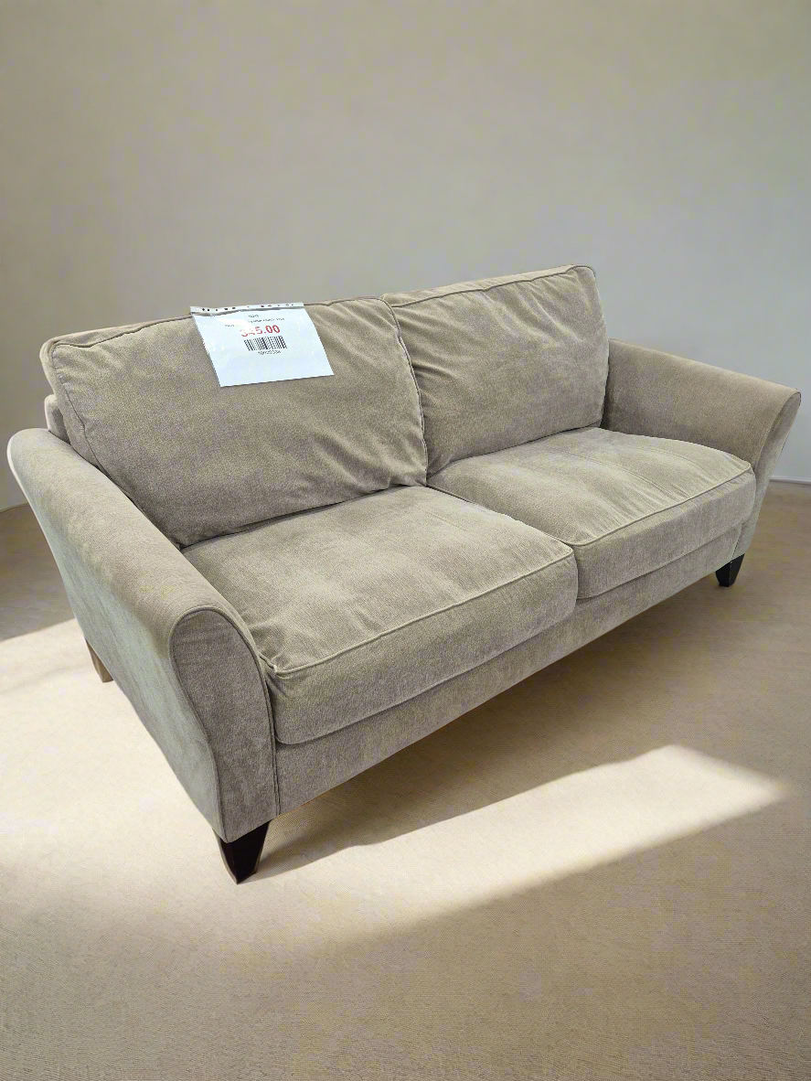 Grey fabric 2 seater couch  1125