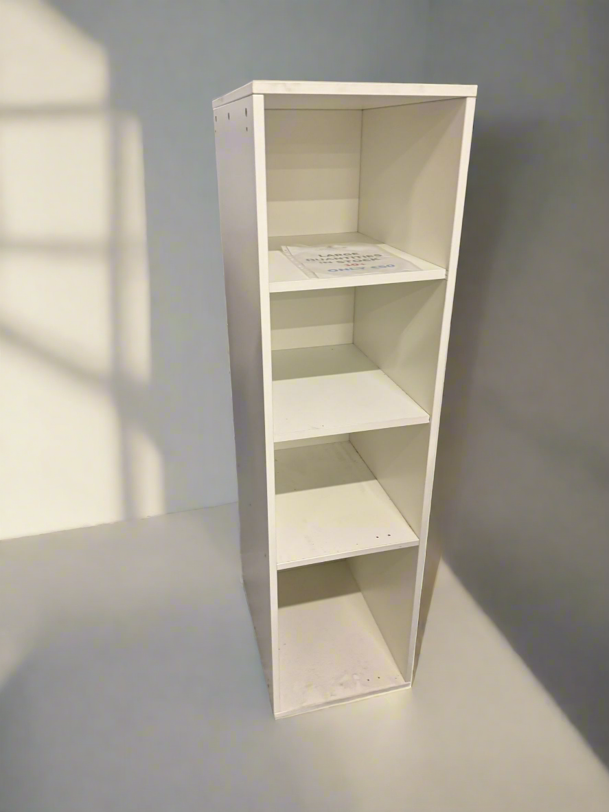 White wooden open storage unit (1500*400*220)