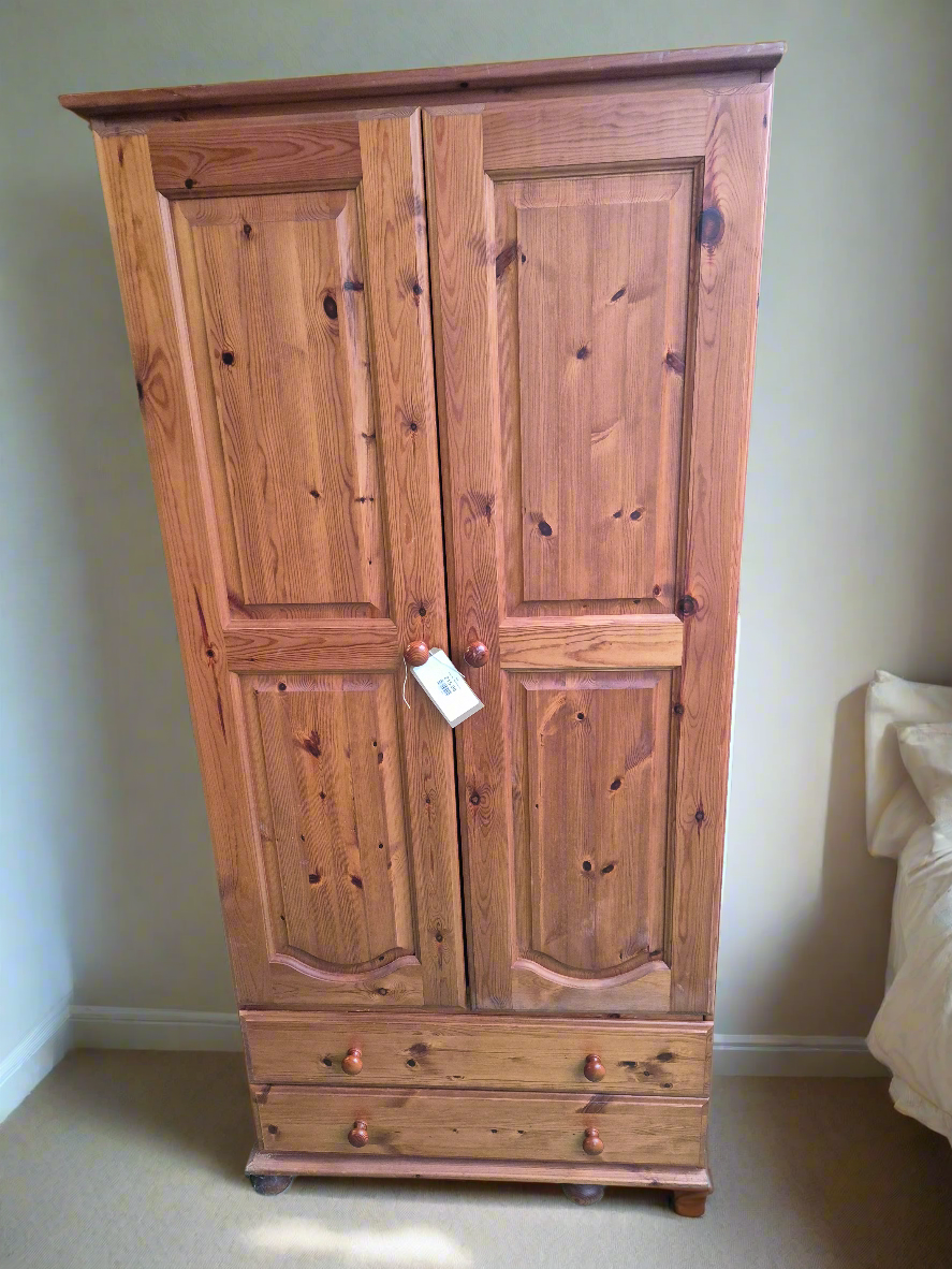 Solid Pine Wardrobe  4224