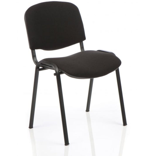 BRAND NEW Black frame taurus stackable chair