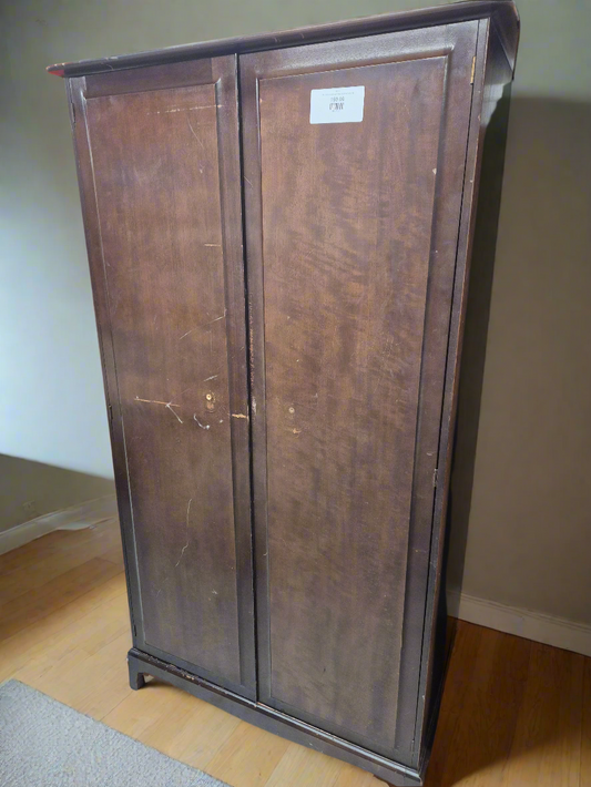 Tall rossmore mahogany stag wardrobe 4224