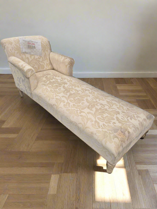 Floral Fabric Antique chaise lounge  3124