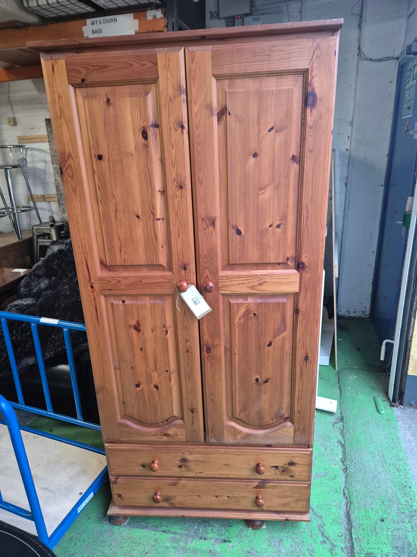 Solid Pine Wardrobe  4224