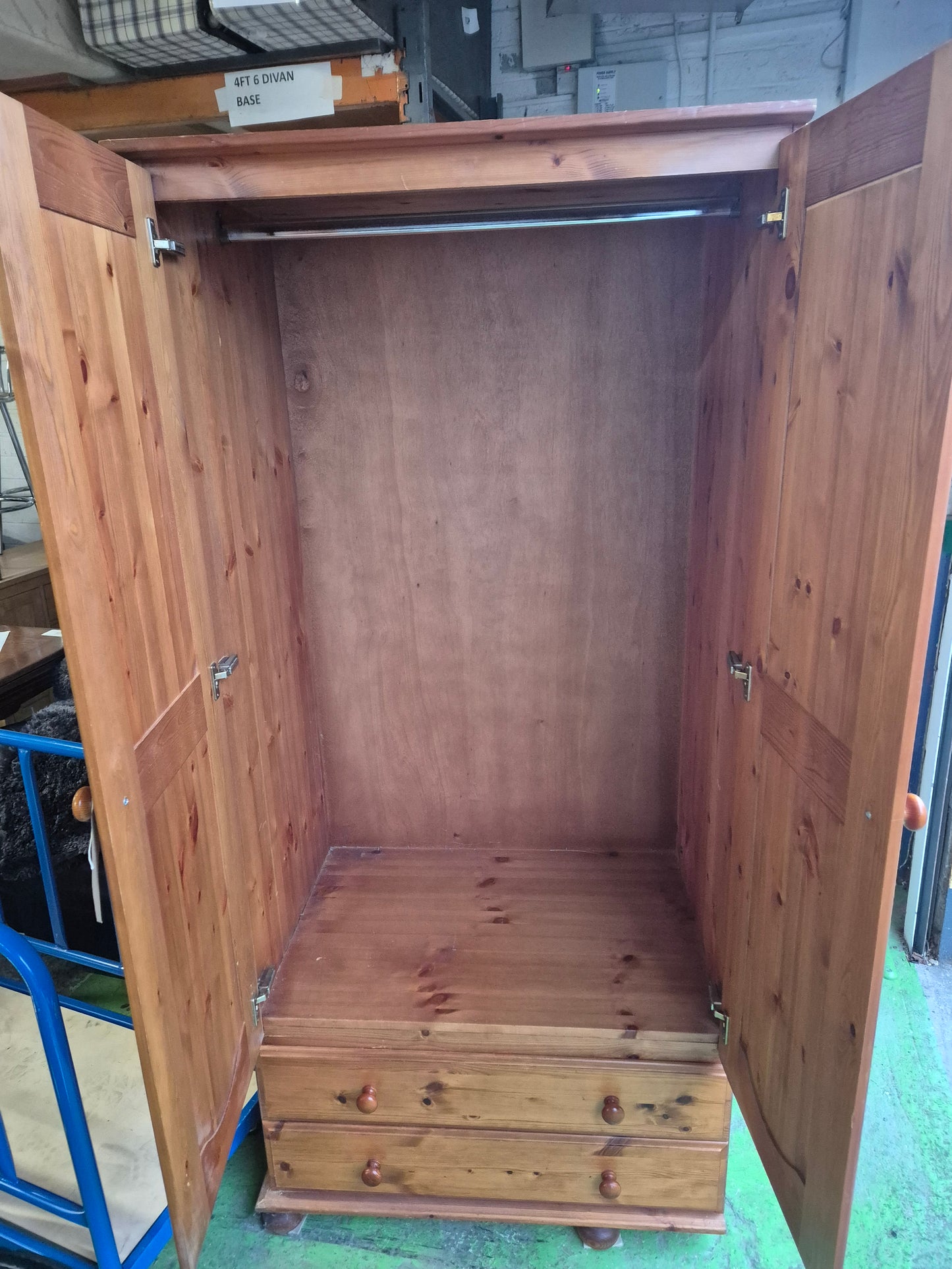 Solid Pine Wardrobe  4224